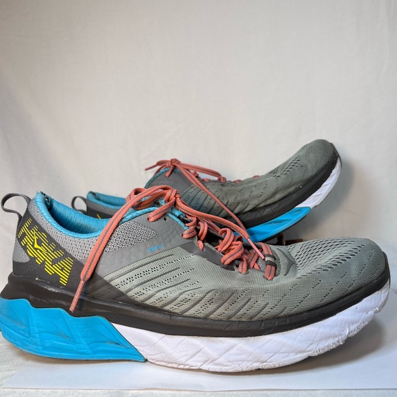 Hoka One One Womens Arahi 3 1104099 FGSB Gray Running Shoes Sneakers Size 9.5. - Picture 2 of 6